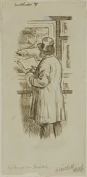 Man at Exhibition
