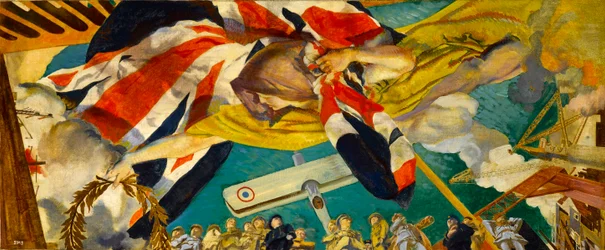 Study for Ceiling Painting in the Great Hall of the Institute of Civil Engineers