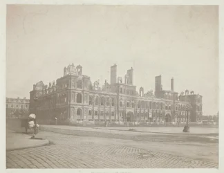Paris Fire (The Facade of City Hall), from the series "Paris Incendiary"