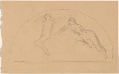 Study of Figures in a Lunette