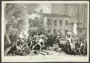 Capturing the Bastille, July 14, 1789
