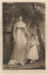 Charlotte Countess Cholmondeley and her Son the Honorable Henry Cholmondeley