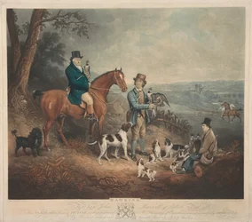 Malcolm Fleming of Barochan 1745-1811. Hawking