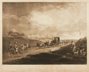 King George III in His Carriage