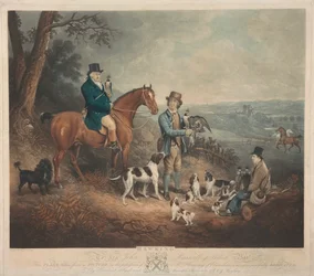 Malcolm Fleming of Barochan 1745-1811. Hawking