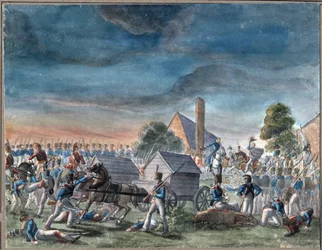 The Meeting of the Duke of Wellington and Prince Blücher