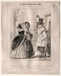 The French Caricatured by Themselves: Viscount, You Are Very Ugly Like That!