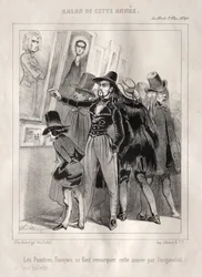 The French Painters Stand Out This Year by the Originality of Their Attire, 1840