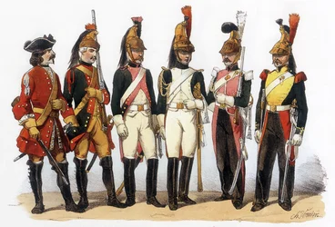 Uniforms of French army: Dragoons