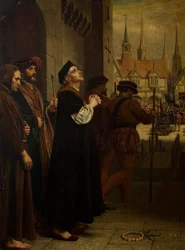 The Martyrdom of Laurence Saunders at Coventry (detail)