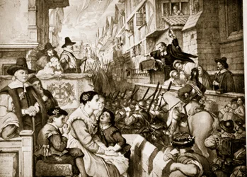 The train-bands leave London, illustration from 