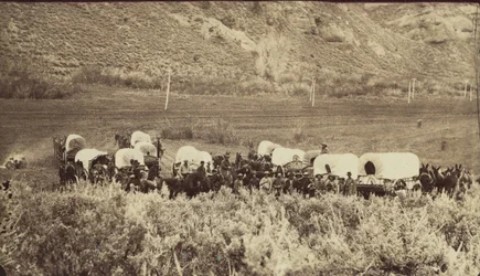 Mormon Emigrant Train, Echo Canyon