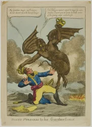 Boney Forsaken by his Guardian Genius