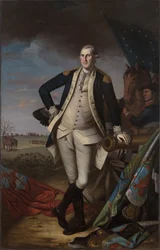 George Washington at the Battle of Princeton