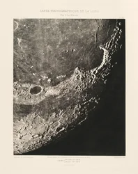 Photographic Chart of the Moon, plate XVII, March 22