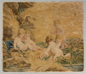 Children Playing: The Bath, 1700s