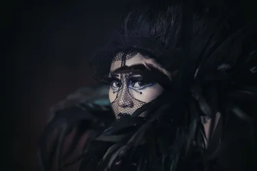Mysterious Veiled Woman
