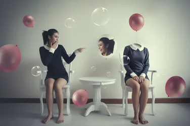 Surreal Headless Woman