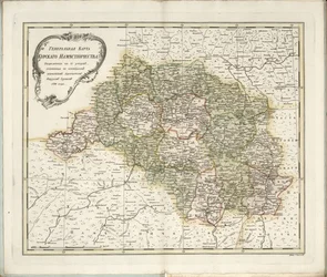 General Map of Kursk Governorate