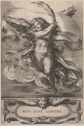 An Allegorical Figure: Non sine labore, 1628