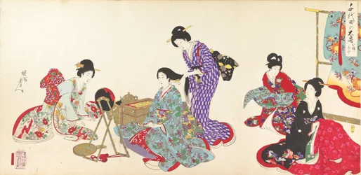 Chiyoda Castle Album of Women, 1895