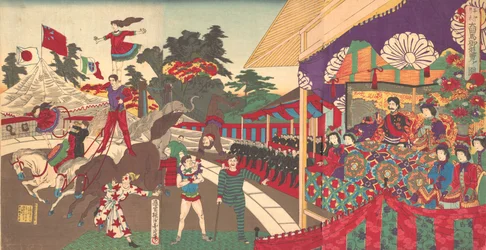Illustration of the Imperial Excursion to see the Charini