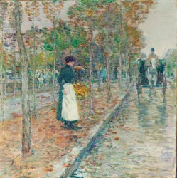 Autumn Boulevard, Paris