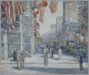 Early Morning on the Avenue in May 1917