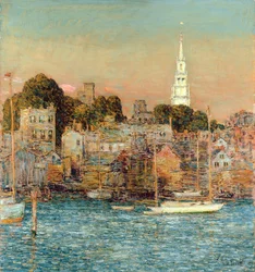 October Sundown, Newport