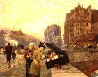 Paris, the Quai St Michel