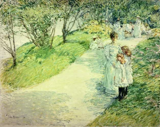 Promenaders in the Garden
