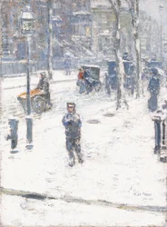 Snow Storm, Fifth Avenue, New York