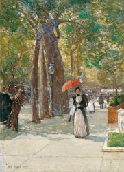 Fifth Avenue at Washington Square, New York, 1891
