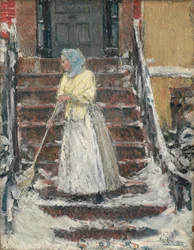 Sweeping Snow