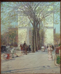 Washington Arch, Spring
