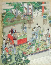 A Chinese Mandarin being Entertained