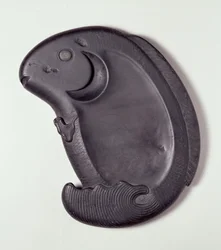 Inkstone in the form of a leaping carp