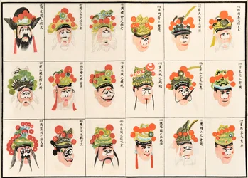 Make up designs for Chinese Opera Characters