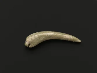 Burial Orifice Plug in Stylised Leaping Form