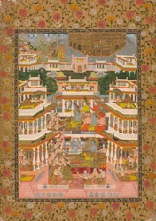 Tiered Court Scene, c. 1735