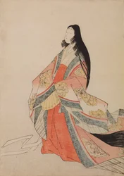 Lady-in-Waiting, plate from the album: Thirty-six Female Poets