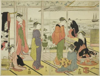 In a Pleasure House in Shinagawa