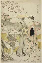 Ono no Komachi Visiting Kiyomizu Temple, from the series The Fashionable Seven Komachi