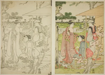Viewing Cherry Blossoms from a Teahouse on Asuka Hill