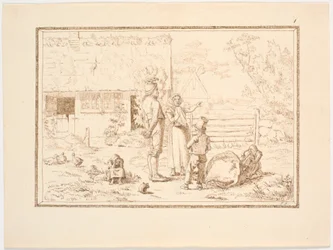 Illustration for the fairy tale "The Mountain Man and the Thunderstorm"