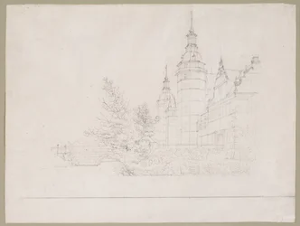 Frederiksborg Castle. Part by the Coin Bridge