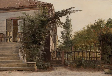 The Garden Steps Leading to the Studio on Blegdammen