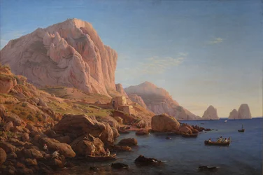 A Rocky Coast, Capri. After Sunrise
