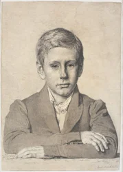 Portrait of Forest Ranger Henrik Clausen (1825-1904) as a Child