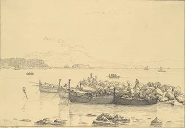 The Bay of Naples with Vesuvius in the Background